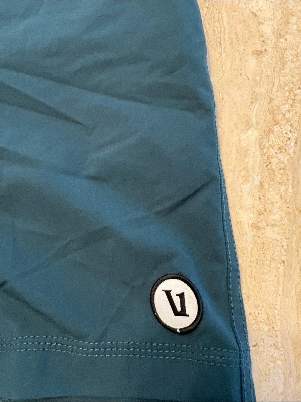 Vuori Mens Kore Short Dark Teal Blue Athletic Lined Shorts - Picture 2 of 8